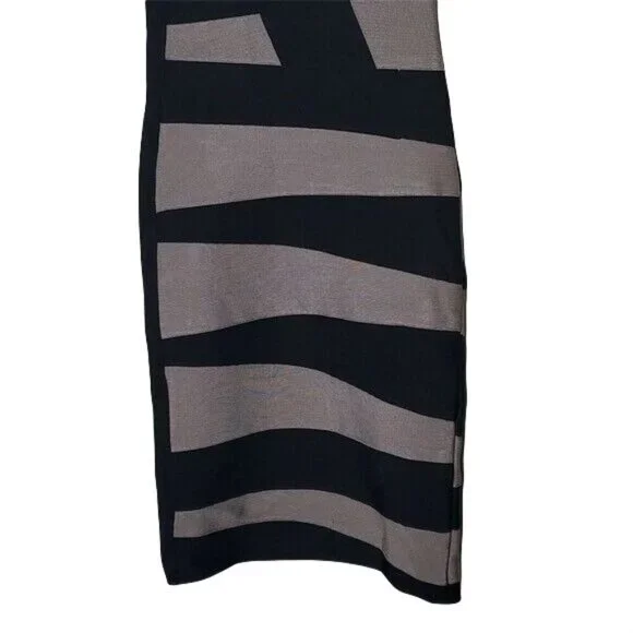 Stretta Jessica Black One Shoulder Bandage Bodycon Dress XS Party - Picture 6 of 9